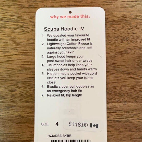 Lululemon scuba hoodie - Picture 2 of 2